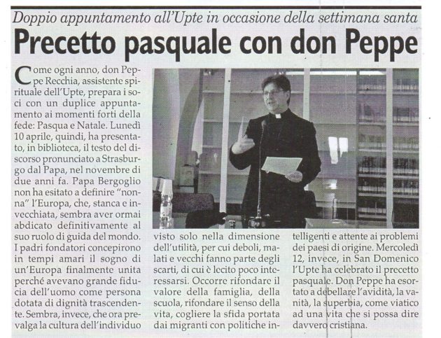 Don Peppe su Fax del 15 aprile 2017